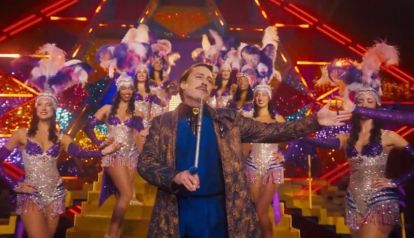 Kieran Culkin como Caesar Flickerman en The Hunger Games Sunrise on the Reaping