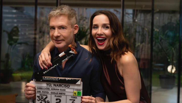 Difundieron las primeras imágenes de "Yo, Narciso", la nueva película de Adrián Suar y Natalia Oreiro