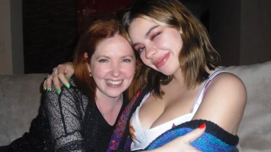 Andrea del Boca y su hija Anna