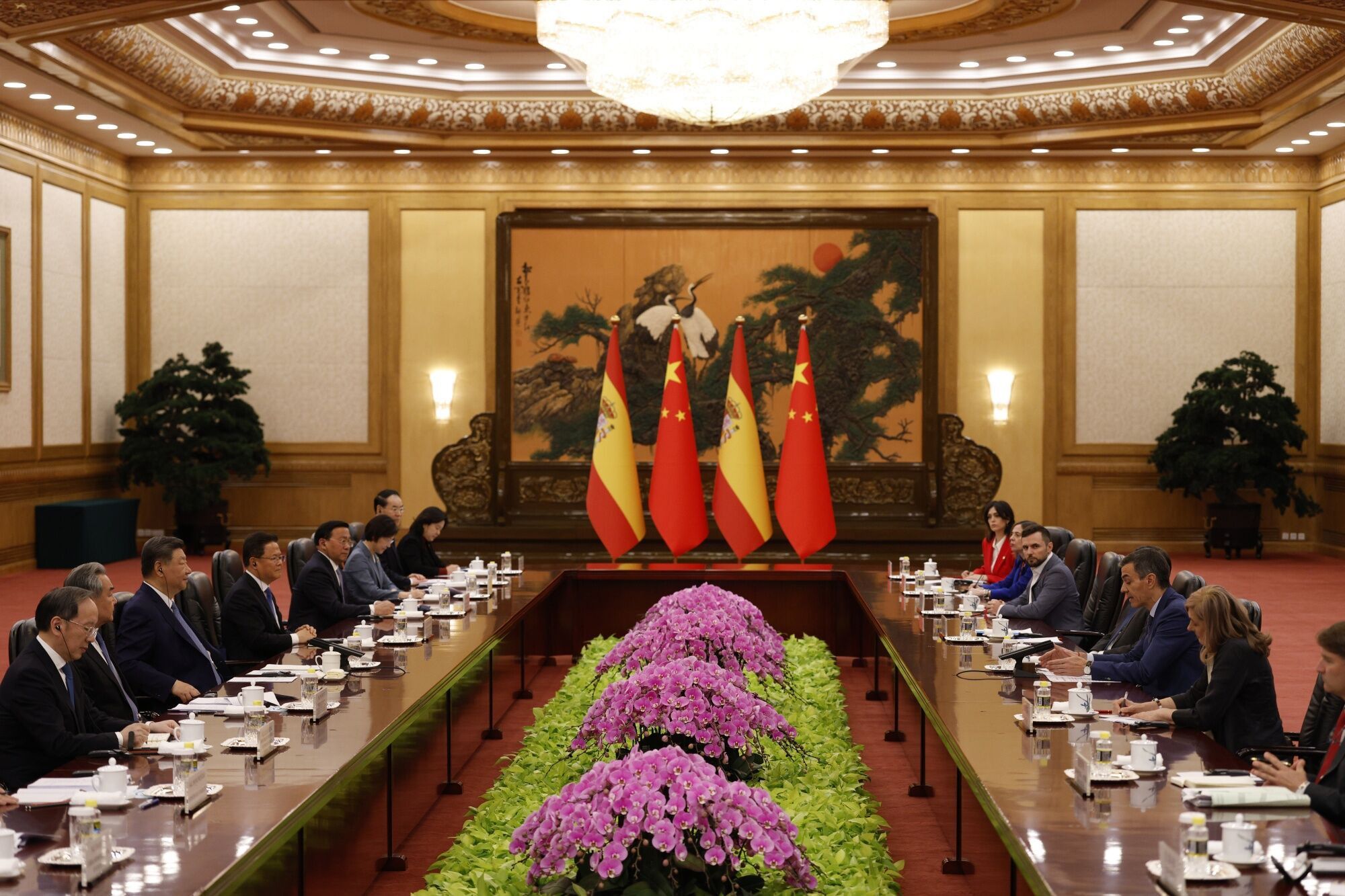 President of China Meets With Foreign Dignitaries in Beijing