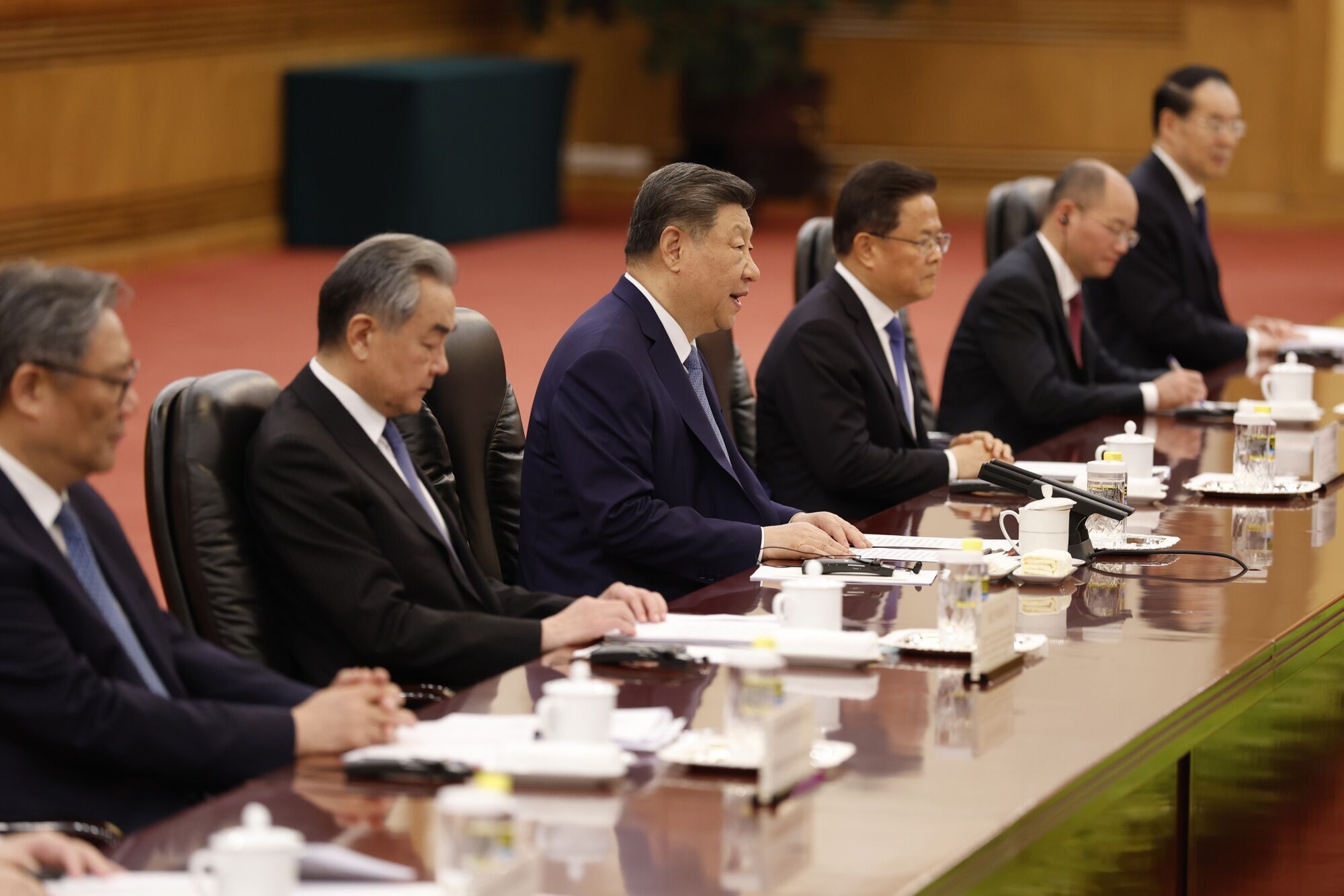 President of China Meets With Foreign Dignitaries in Beijing