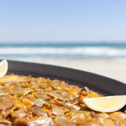 La paella valenciana.