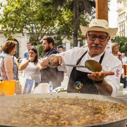 La paella valenciana.