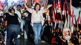 Presidential Candidate Keiko Fujimori Holds Closing Campaign Rally