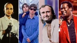 Sade, Oasis, Phill Collins y Luther Vandroos en el Salón de la Fama de lRock and Roll
