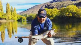Truchas en la confluencia del Limay y Traful