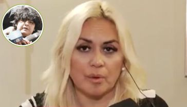 Veronica Ojeda y Dieguito Fernando Maradona