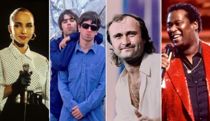 Sade, Oasis, Phill Collins y Luther Vandroos en el Salón de la Fama de lRock and Roll