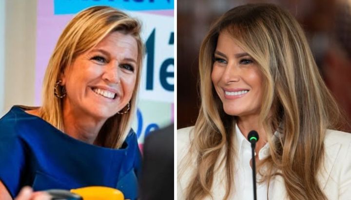 Máxima Zorreguieta y Melania Trump dieron cátedra de estilismo en su encuentro: vestidos midi y colores tendencia