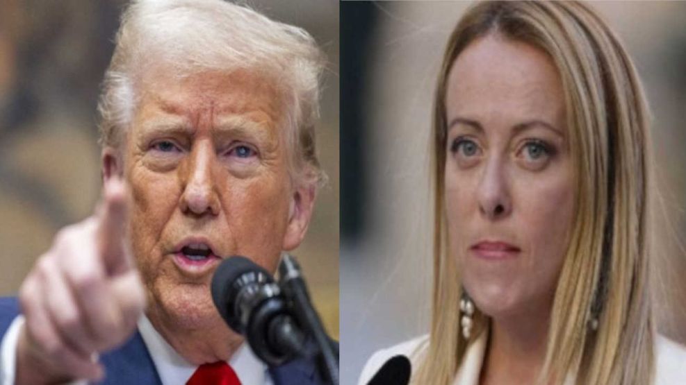 Trump y Meloni 20260414