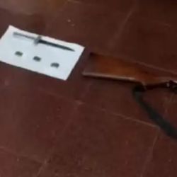 Parte de las armas secuestradas.