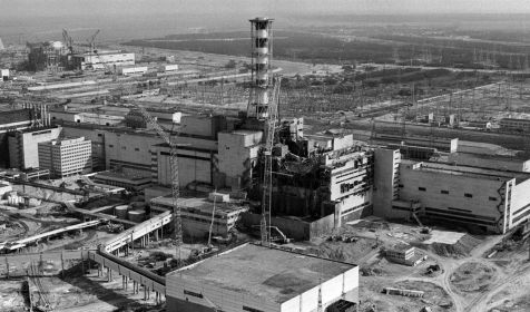 Central Nuclear Chernóbil 1986