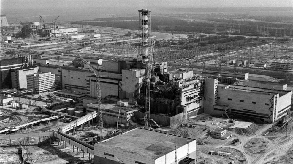 Central Nuclear Chernóbil 1986