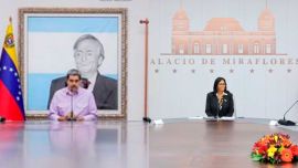 Venezuela: Delcy Rodríguez desmanteló el "Salón Néstor Kirchner"