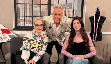 Marley junto a Meryl Streep y Anne Hathaway