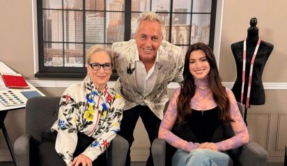 Marley junto a Meryl Streep y Anne Hathaway