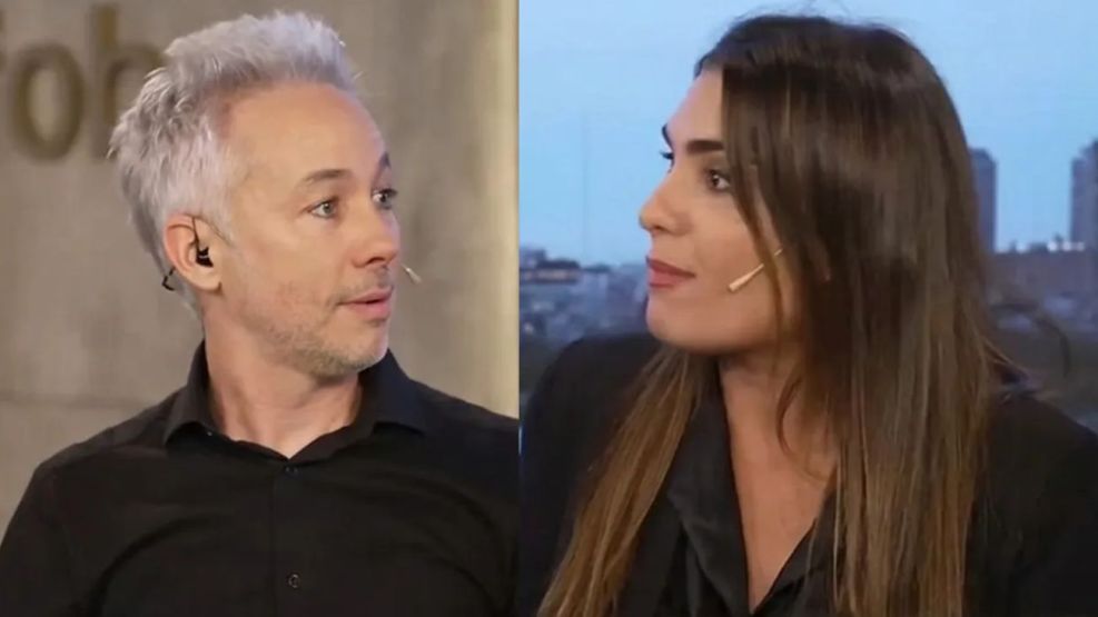 El periodista Diego Iglesias y su colega Malena De los Ríos se cruzaron en vivo por la forma de contar la economía argentina