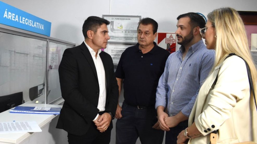 Funcionarios y diputados del oficialismo