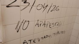 Amenaza en el baño de una escuela de Chaco. 