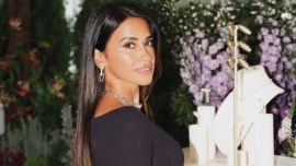 "Blue Book", el descomunal look de Antonela Roccuzzo que combinó con joyas exclusivas