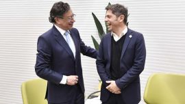 Axel Kicillof se reunió con Gustavo Petro en Barcelona y el presidente colombiano lanzó: “Será presidente de la Argentina”
