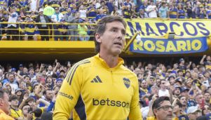 Claudio Úbeda enfrentando a River Plate