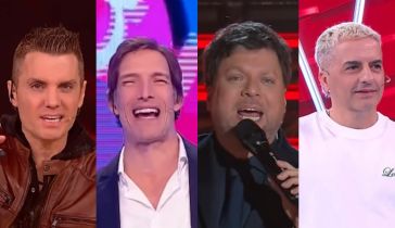 Santiago del Moro, Iván de Pineda, Guido Kaczka y Ángel de Brito