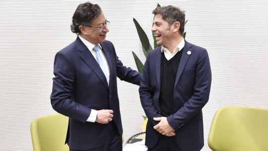 Axel Kicillof se reunió con Gustavo Petro en Barcelona y el presidente colombiano lanzó: “Será presidente de la Argentina”