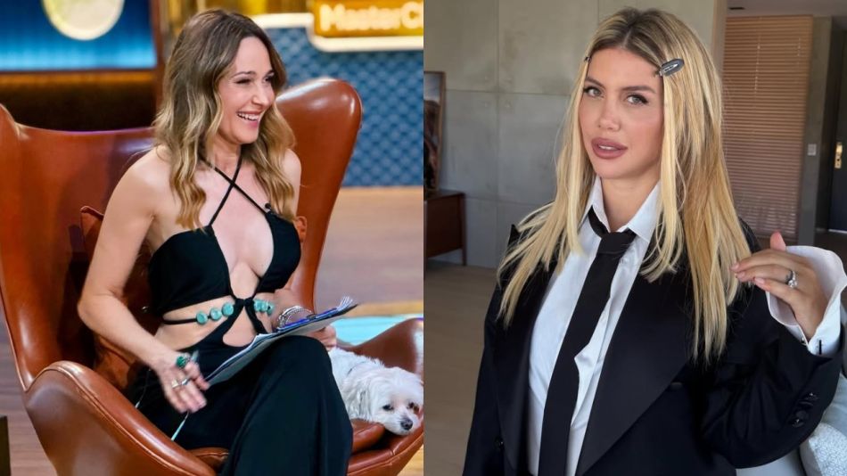 Verónica Lozano y Wanda Nara