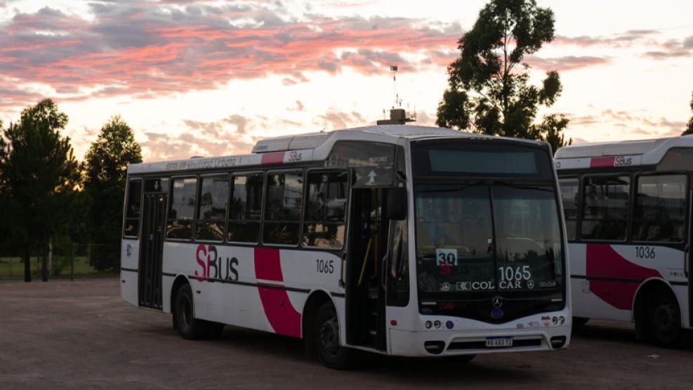 Colectivo de SiBus durante la madrugada