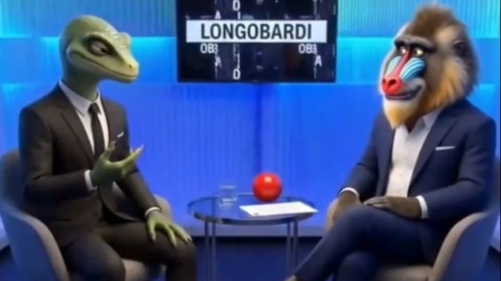 Longobardi en el video de Milei