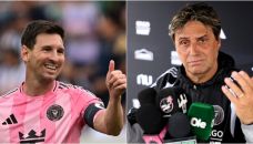 Lionel Messi y Guillermo Hoyos