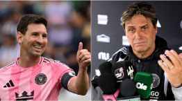 Lionel Messi y Guillermo Hoyos