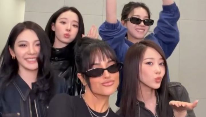 Becky G publica un video junto al grupo de K-Pop aespa y causa revuelo en la red