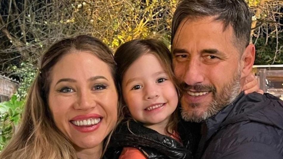 Adabel Guerrero, Martín Lamela y su hija