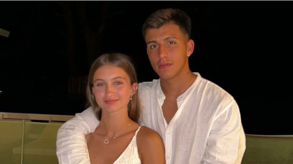 Indiana Cubero y su novio Thiago Silvero