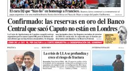 La tapa del Diario PERFIL del domingo 19 de abril de 2026
