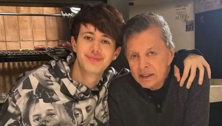 Dante Ortega mostró cómo reaccionó su abuelo, Palito Ortega, al reconocerlo: "Me pregunta si soy yo"