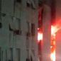 Fuego de sábado por la noche: se incendiaron pisos superiores del Edificio Libertad de la Armada