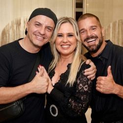 Angel de Brito, Pilar Smith y Ricky Martin | Foto:CEDOC
