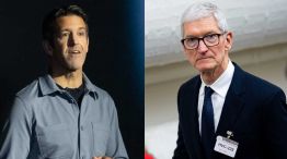 John Ternus y Tim Cook 20260420