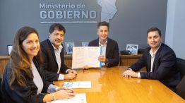 Manuel Calvo, José Gualdoni, Gabriel Suárez Fossaceca y Carla Tassile.