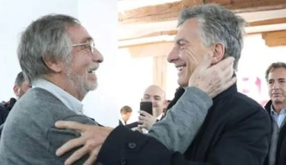 Luis Brandoni y Mauricio Macri