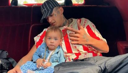 L-Gante y su hija Jamaica