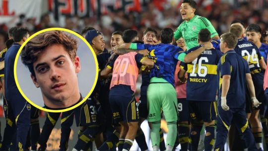 Colapinto festejó la victoria de Boca: su reacción antes de presentarse en Buenos Aires