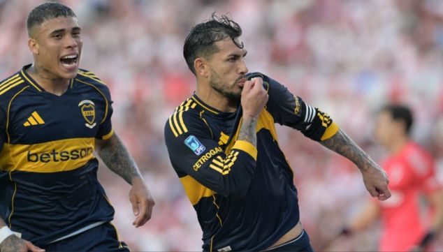 Leandro Paredes en el Superclásico