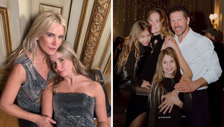 Taína Gravier y Valentina Simeone, las hijas de Valeria Mazza y el Cholo Simeone, conquistan juntas las redes