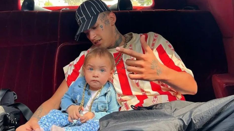 L-Gante y su hija Jamaica