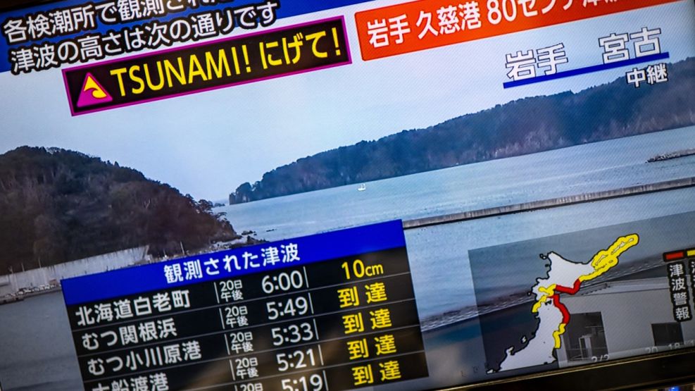 Tsunami y terremoto en Japón