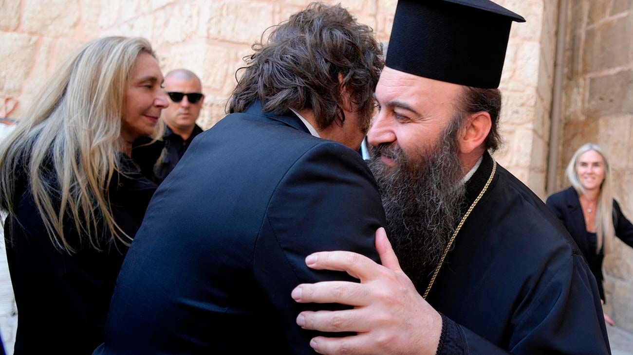 Javier Milei en Israel 